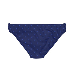 Navy Blue Stars, Patriotic Bikini Swimsuit Bottoms - Mix and Match Swimsuit Bottoms Berry Jane