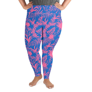 Women's UPF 50+ Plus Size Swim Surf Leggings 2XL-6XL, Electric Blue Swim leggings Berry Jane™