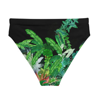 High-Waist Bikini Bottom - Hawaiian Garden Swimwear Berry Jane™