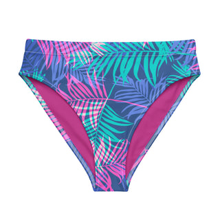 Women's High-Waist Bikini Bottom - Kai Floral Swimwear Berry Jane™