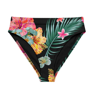 Women's Recycled High-Waist Bikini Bottom - Hawaiian Botanical Swimwear Berry Jane™
