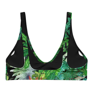 Bralette Recycled Bikini Top - Hawaiian Garden Swimwear Berry Jane™