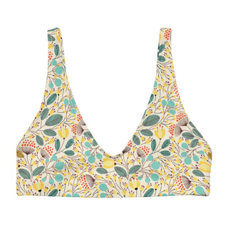 By the Sea Floral Recyled Bikini Top Swimwear Berry Jane™