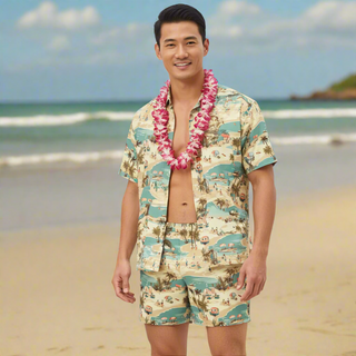 Men's Hawaiian Beach Shirts