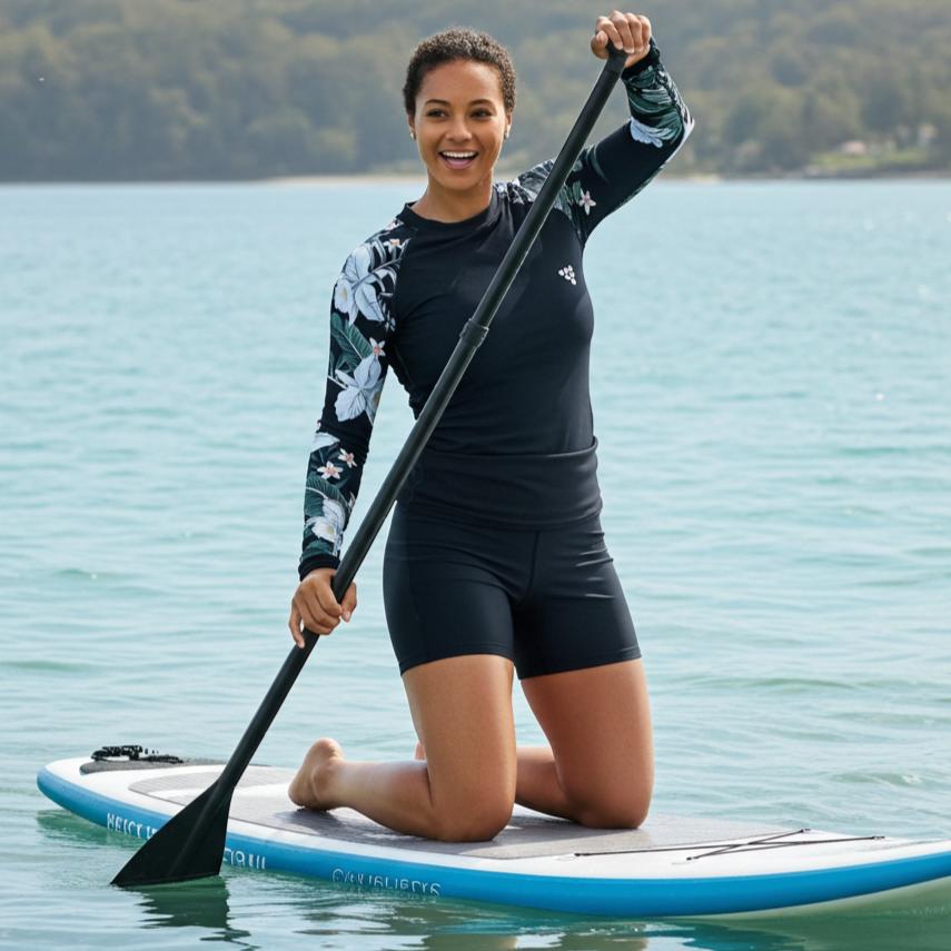 Jane Rash Guard Girl Long Sleeve Rash Guards, UPF 50 Sun Protection – Berry Jane™