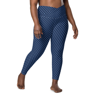 Womens Crossover Waist Leggings