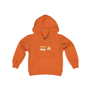 Kids S'mores, Campfires, Lakes Rear Graphic Fall Hoodie Pullover Sweatshirt Kids Sweatshirts Berry Jane