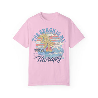 Women's Beach Therapy Garment-Dyed T-shirt T-Shirt Berry Jane