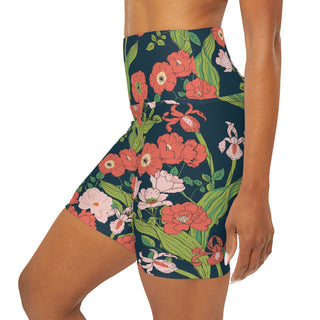 Women's Swim 7" Jammers Long Swim Shorts - Seychelles Floral swim shorts Berry Jane