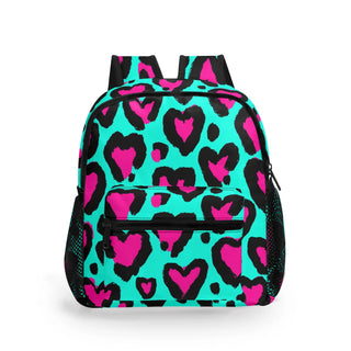 Double Pocket Mini Backpack, Leopard Hearts – Berry Jane™