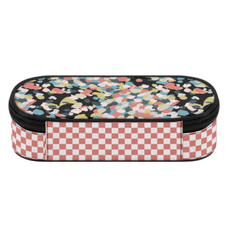 Large Capacity 3-Layer Pencil Pen Case, Multi-Dots Pencil Case Berry Jane