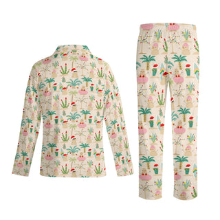 His Hers Holiday Beach Christmas Matching Pajama Set, Mele Kalikimaka Pajama Sets Berry Jane