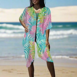 Los Cabos Floral Swimsuit Cover-up