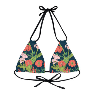 Women's Classic Swimsuit Bikini Top, Seychelles Floral