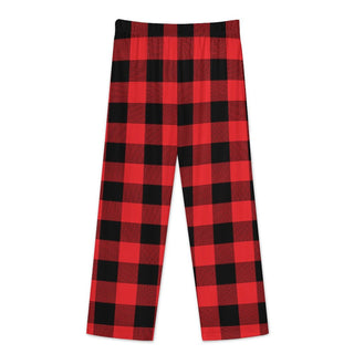 Women's Christmas Buffalo Check Pajama Set, Red Pajama Sets Berry Jane