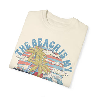 Women's Beach Therapy Garment-Dyed T-shirt T-Shirt Berry Jane