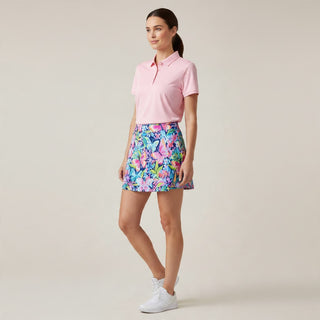 Women's 17" Pickleball Golf Skirt Skort - Butterfly Floral Golf Skort Berry Jane