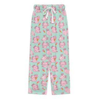 Kids Axolotl 2 Pc. Pajama Set, Sea Foam Green