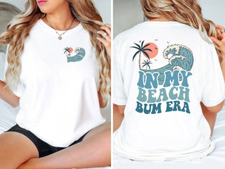 Beach Bum Era Back Graphic Tee, Garment-dyed heavyweight t-shirt T-Shirts Berry Jane™
