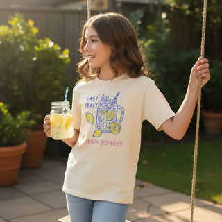 Kids "Easy Peasy Lemon Squeezy" T-Shirt – 100% Cotton