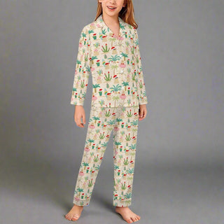 Kids Christmas Family Pajama Set, Beach Mele Kalikimaka Snowman Party Kids Pajamas Berry Jane