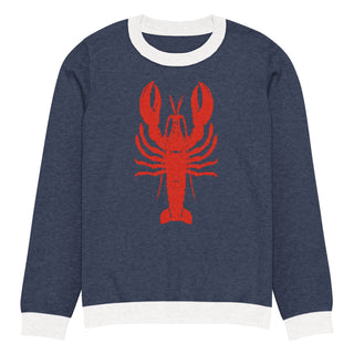 Lobster Knit Sweater - Navy Sweaters Berry Jane™