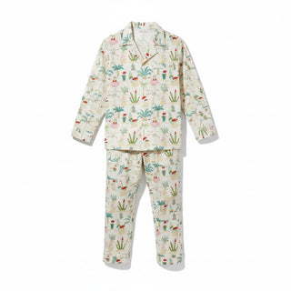 Men's Holiday Beach Christmas Matching Pajama Set, Mele Kalikimaka