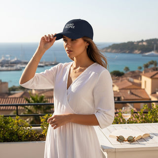 Saint Tropez Navy Embroidered Hat Baseball Caps Berry Jane™