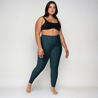 7/8 Length Swim Leggings with Pockets, UPF 50+ Seychelles Blue Swim leggings Berry Jane™