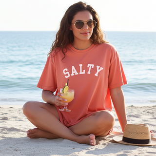 Salty Beach Tee Garment-dyed Heavyweight T-Shirt T-Shirts Berry Jane™