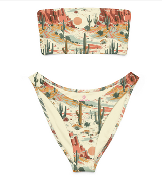 Couples Matching Western Swimwear Set, Bikini Swimsuit + Swim Trunks Couples Matching Swimsuit Set Berry Jane™