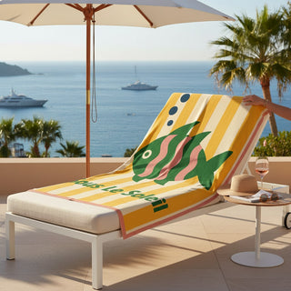Sous Le Soleil Beach Towel - Lightweight Resort Travel Beach Towel Beach Towels Berry Jane™
