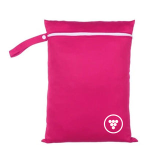 Wet Dry Zippered Swimwear Swimsuit Bag 12" x 16",  Hot Pink Swimwear Bag Berry Jane™