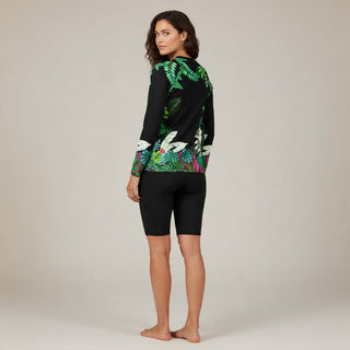 Women's Long Sleeve Rash Guard UPF 50 - Hawaiian Garden Rash Guards & Swim Shirts Berry Jane™