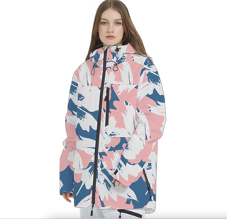 Women's Aspen Ski Snowboard Jacket, Full Zip, Pastel Winter Blush Ski Jackets Berry Jane