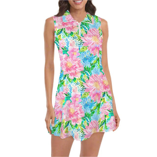 Preppy Floral Active Tennis Golf Dress with Shorts Tennis Dress Berry Jane™