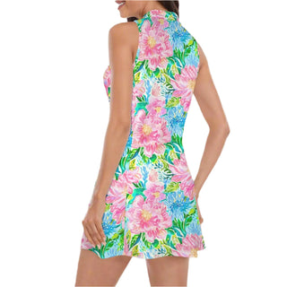 Preppy Floral Active Tennis Golf Dress with Shorts Tennis Dress Berry Jane™