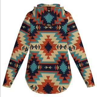 Women’s Southwestern Fleece Hoodie Shacket – Cozy Western Style Women's Jackets Berry Jane™