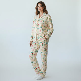 His Hers Couples Beach Christmas Matching Pajama Set, Mele Kalikimaka Pajama Sets Berry Jane