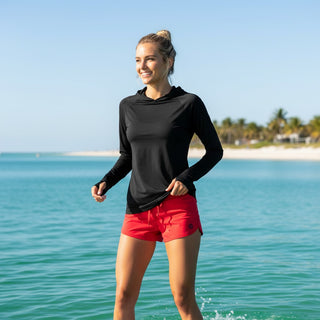 Women's UPF Lightweight Sun Protection Shirt w/Hoodie