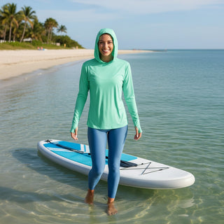 Women's UPF Lightweight Sun Protection Shirt w/Hoodie