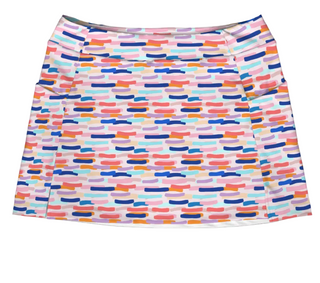 Women's A-Line Pickleball Skort - Abstract Geometric