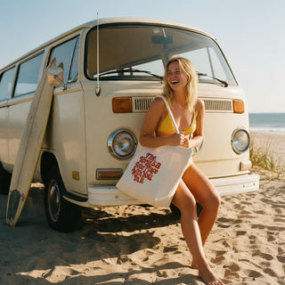 The World is a Better Place with You Cotton Tote Bag, Travel Beach Bag Totes Berry Jane™