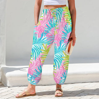 Los Cabos Floral Cropped Ankle Pants