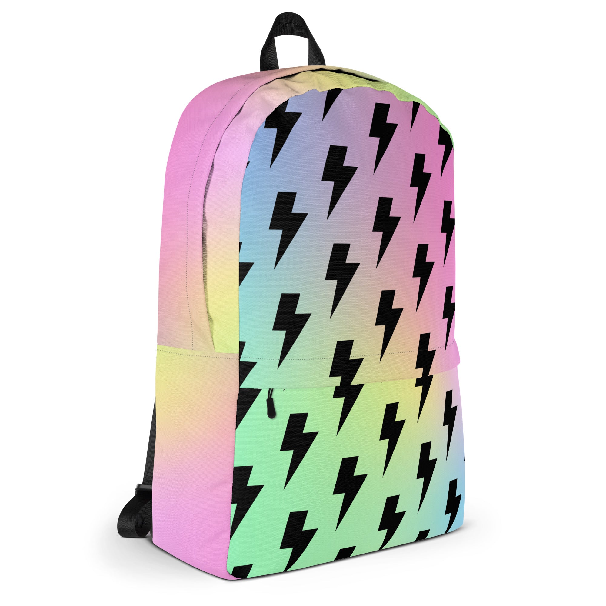 bolt laptop backpack Rainbow Lightning Bolt Backpack with Laptop Compartment – Berry Jane™