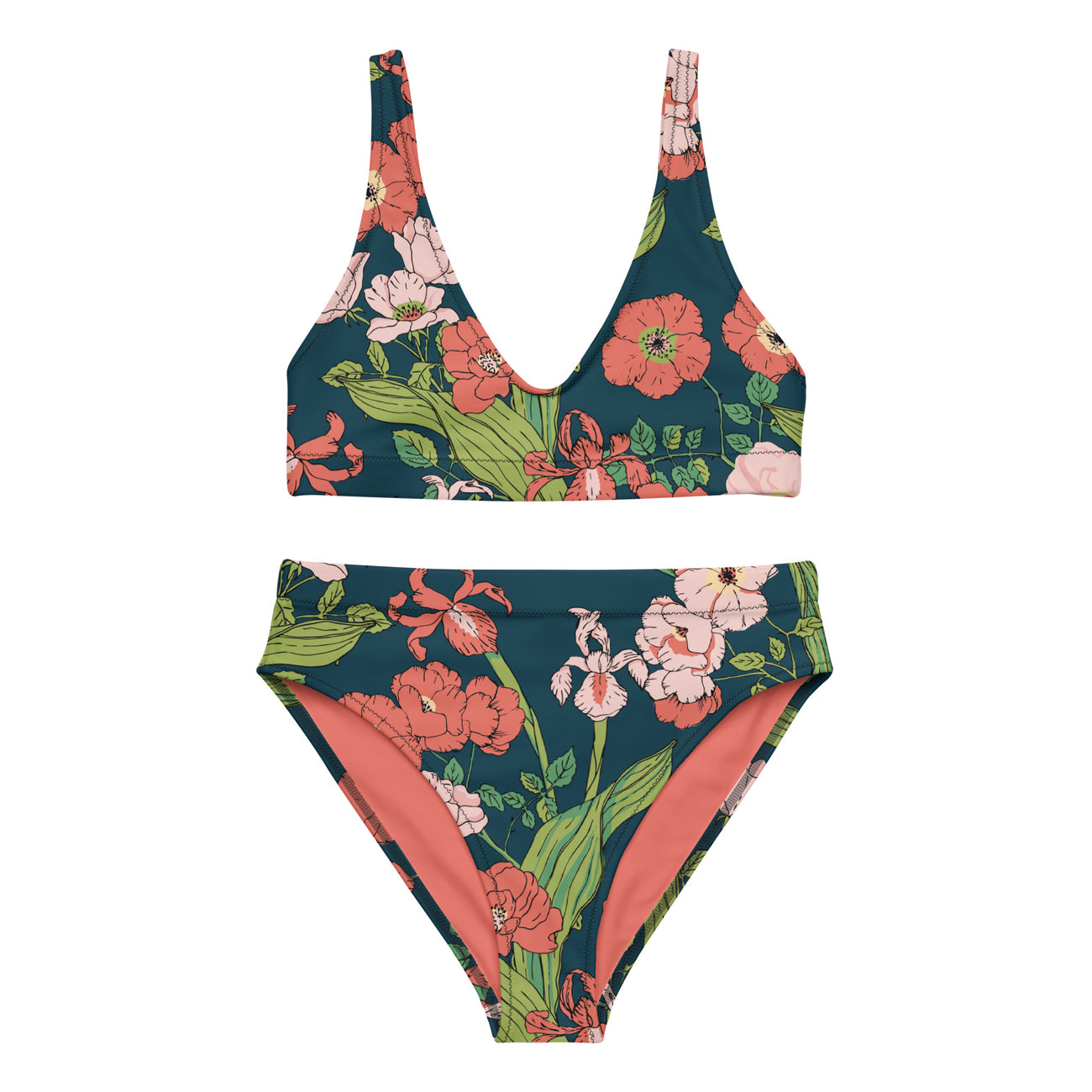 His Hers Matching Couples Swimsuit Set, Bikini + Swim Trunks - Seychel ...