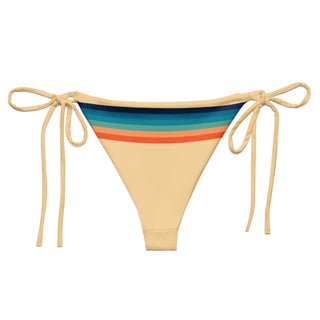 Women's 70 Vintage Stripe Cheeky Bikini Bottom, Sunrise Stripes Swimsuit Bottoms Berry Jane™