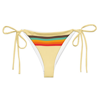 Women's 70s Vintage Vibes Mellow Yellow Stripe Bikini Bottom Swim Bottoms Berry Jane™