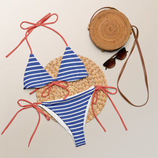 Girls 2-pc Tankini Bikini Bathing Suit, 70s Vintage Retro Stripe – Berry  Jane™