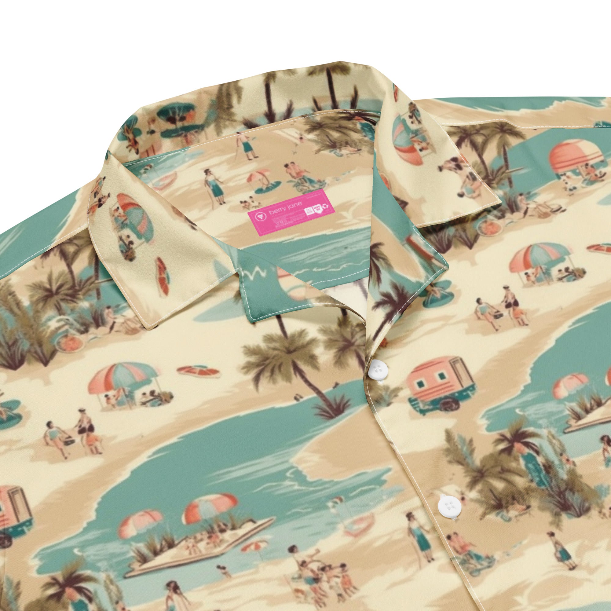 60s Auto Stampa Camicia By Run E Fly Modello Retrò S / M/L/XL - Foto 2